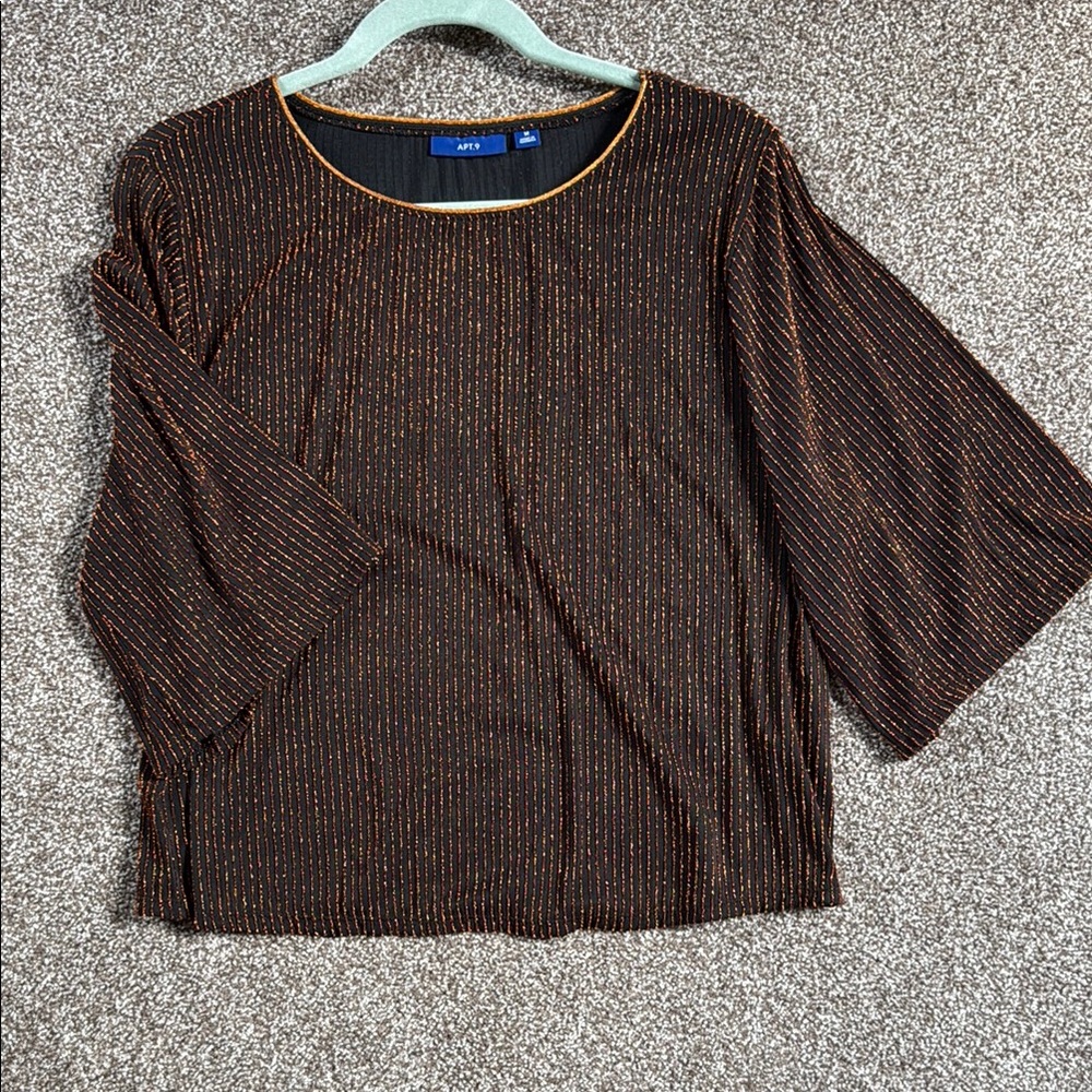 Black Blouse with Relaxed Fit
